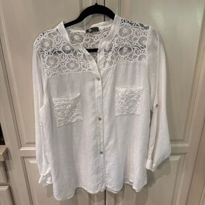 100% Linen Top Made in Italy
